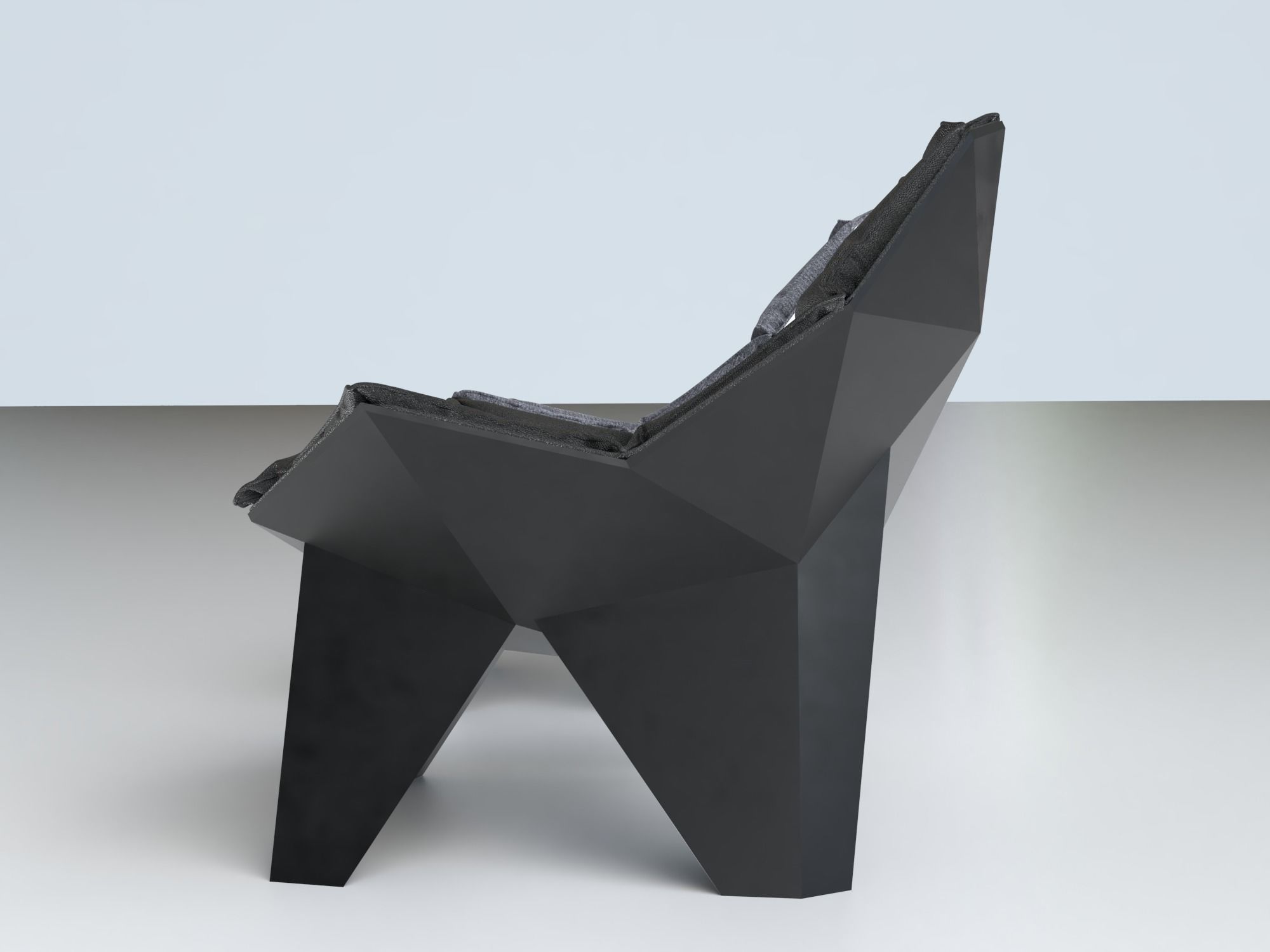 egg chair 3D model_4