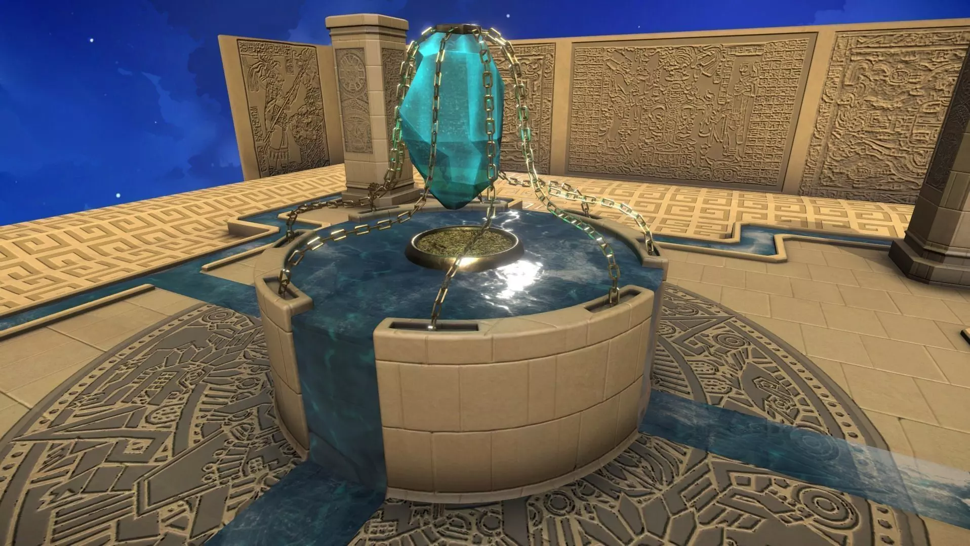 Mayan Altar Low-poly 3D model