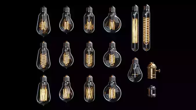 lamps pack 3D model