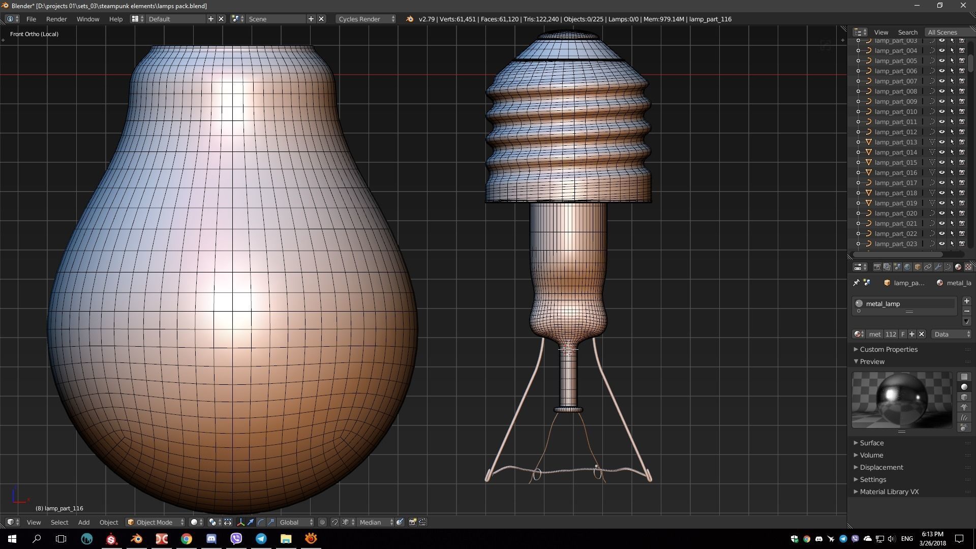 lamps pack 3D model_11
