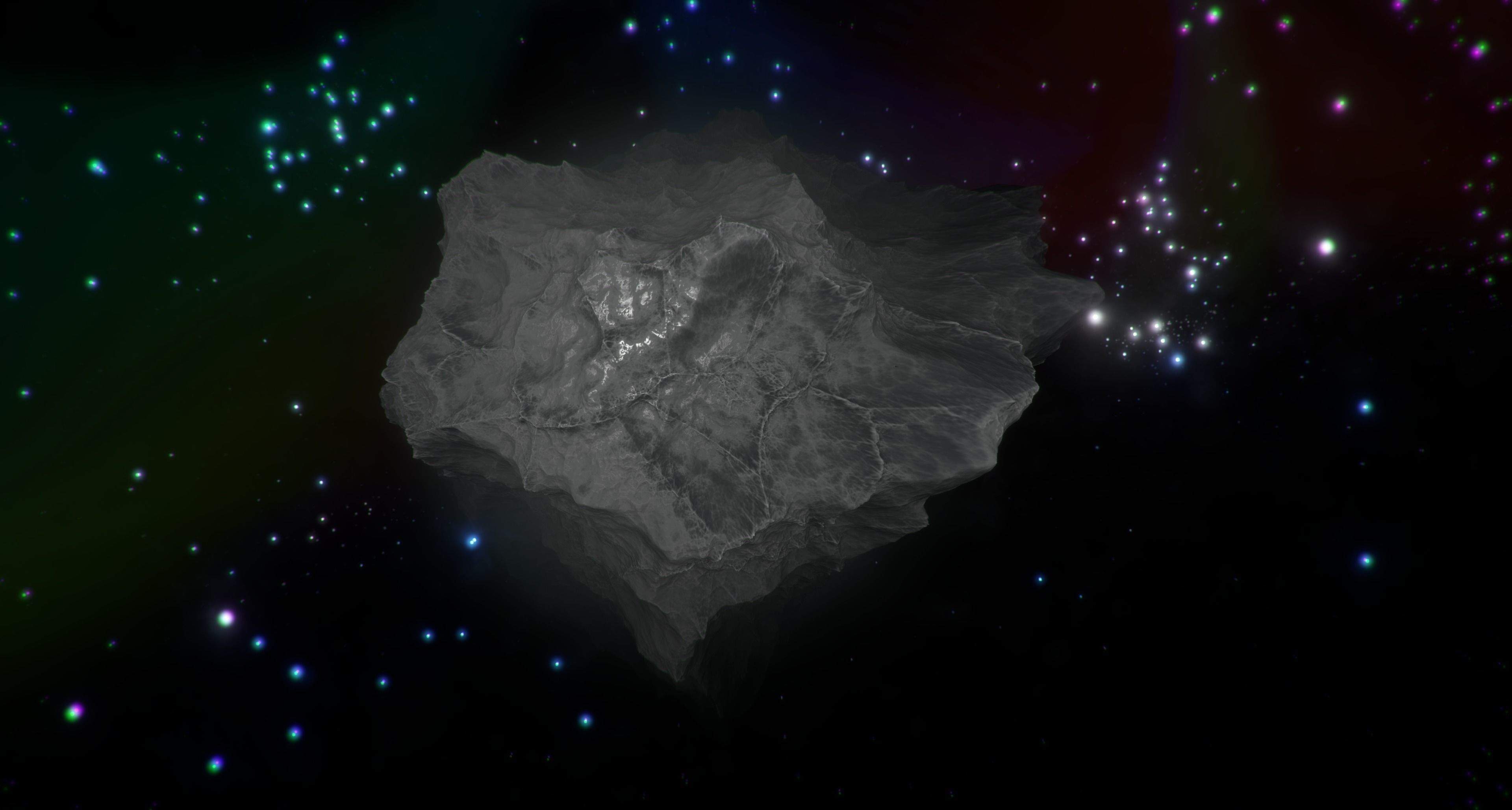 Space Object Collection Game Ready Low-poly 3D model_12