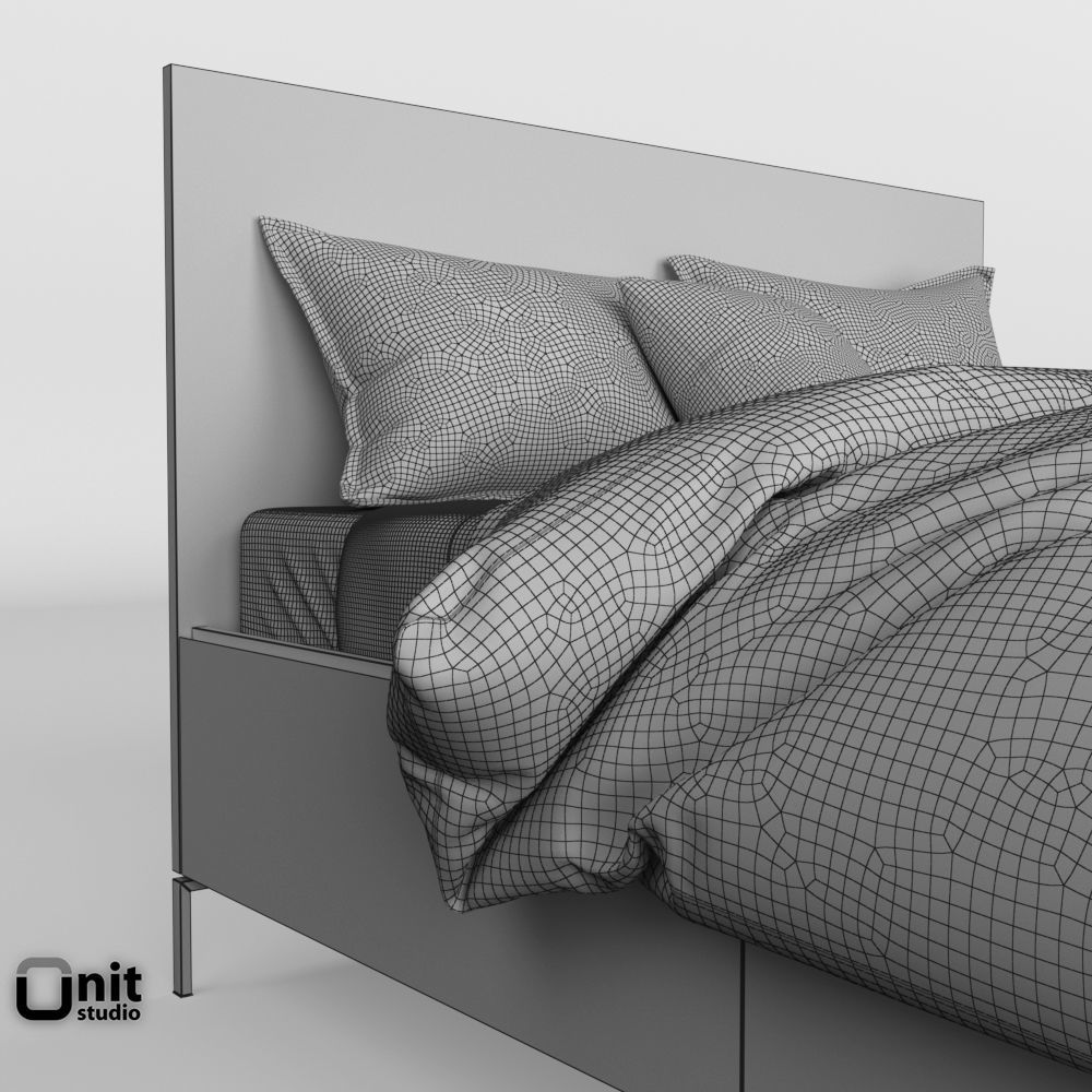 Nash Storage Bed by West Elm  3D model_9
