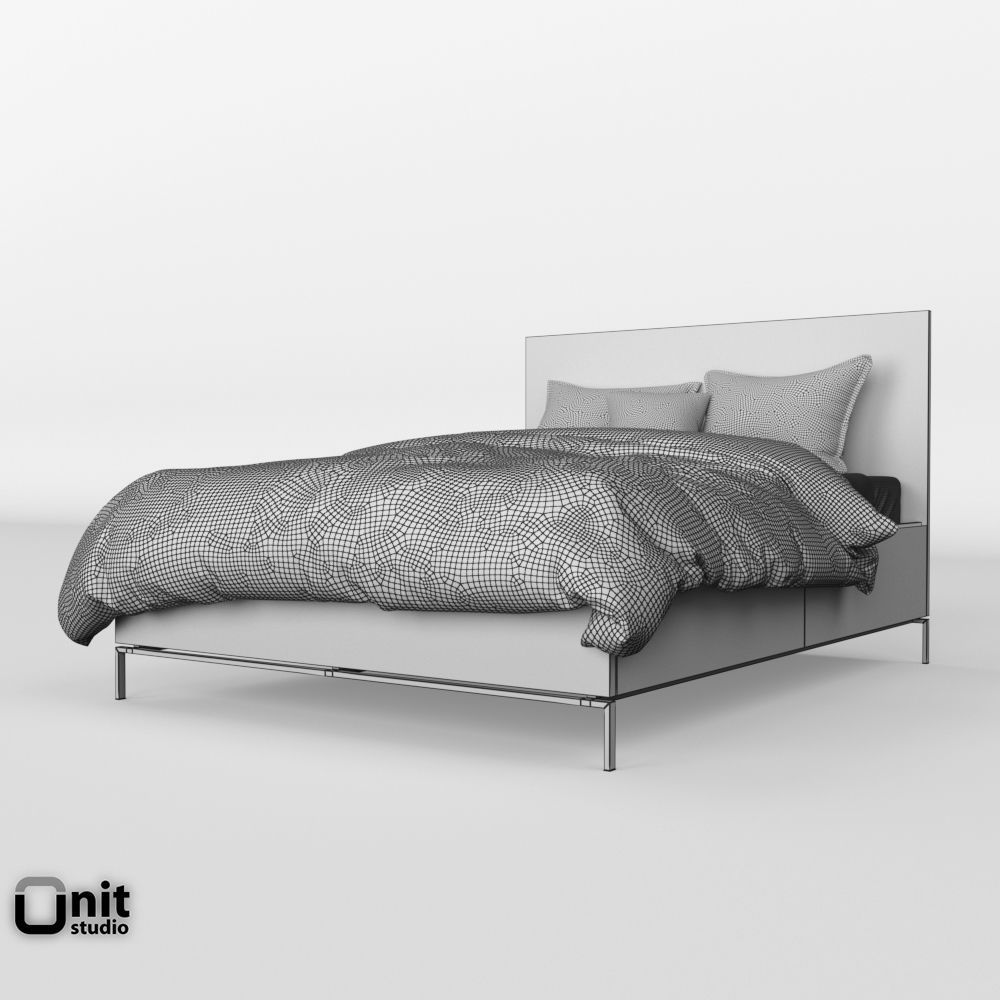 Nash Storage Bed by West Elm  3D model_8