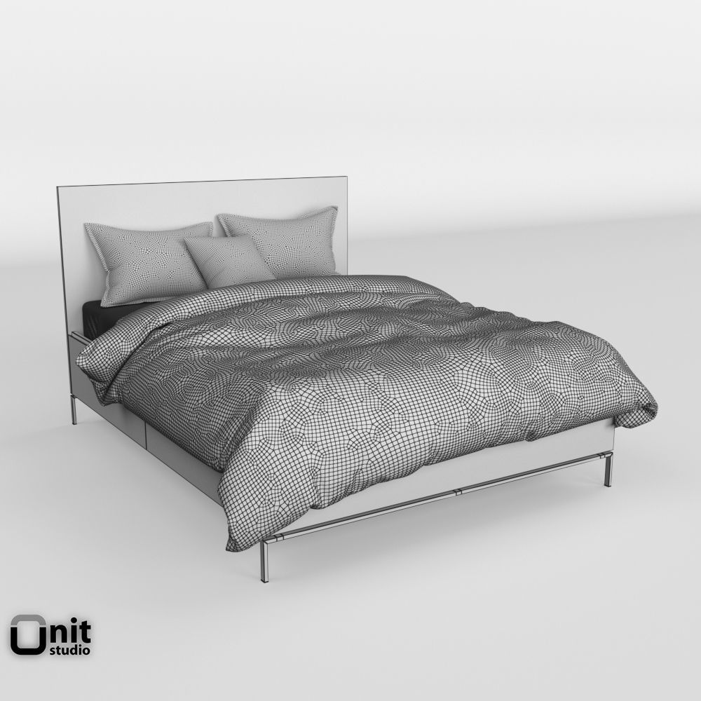 Nash Storage Bed by West Elm  3D model_7