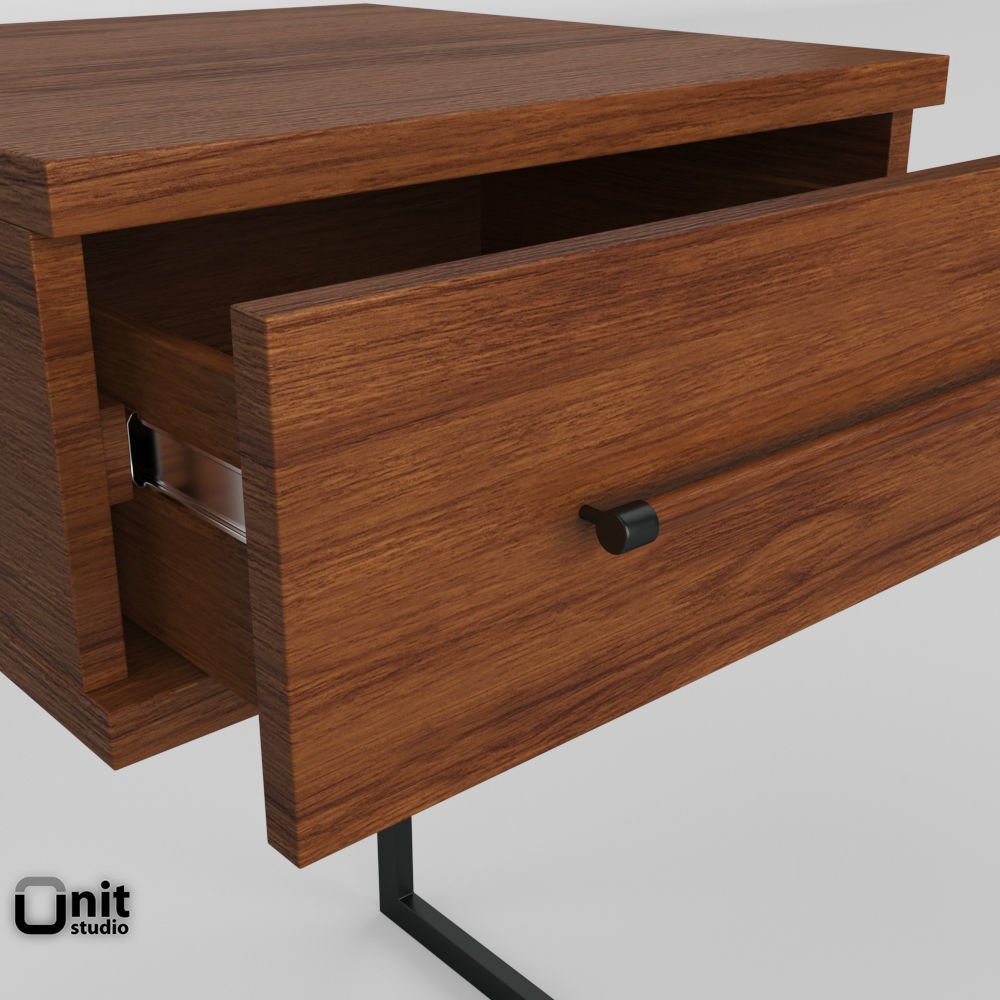 Nash Nighstand by West Elm model 3D model_2