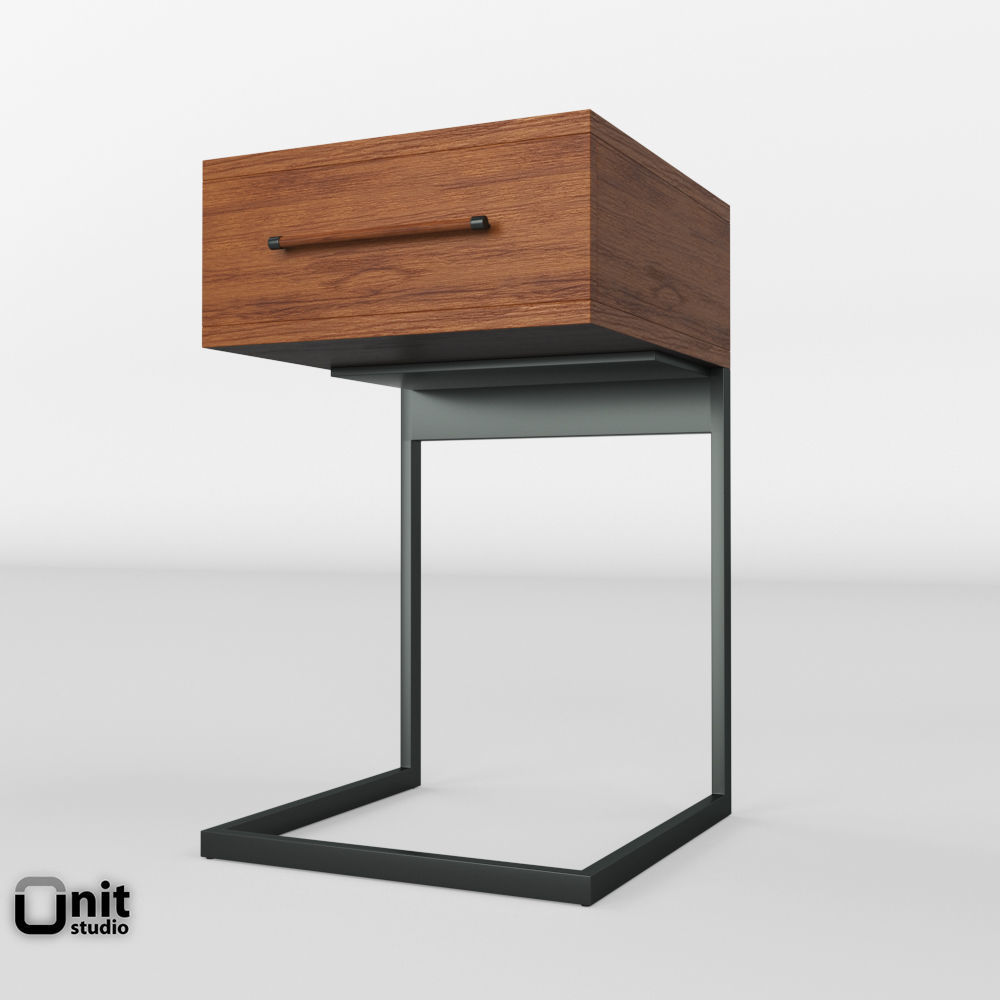 Nash Nighstand by West Elm model 3D model_1