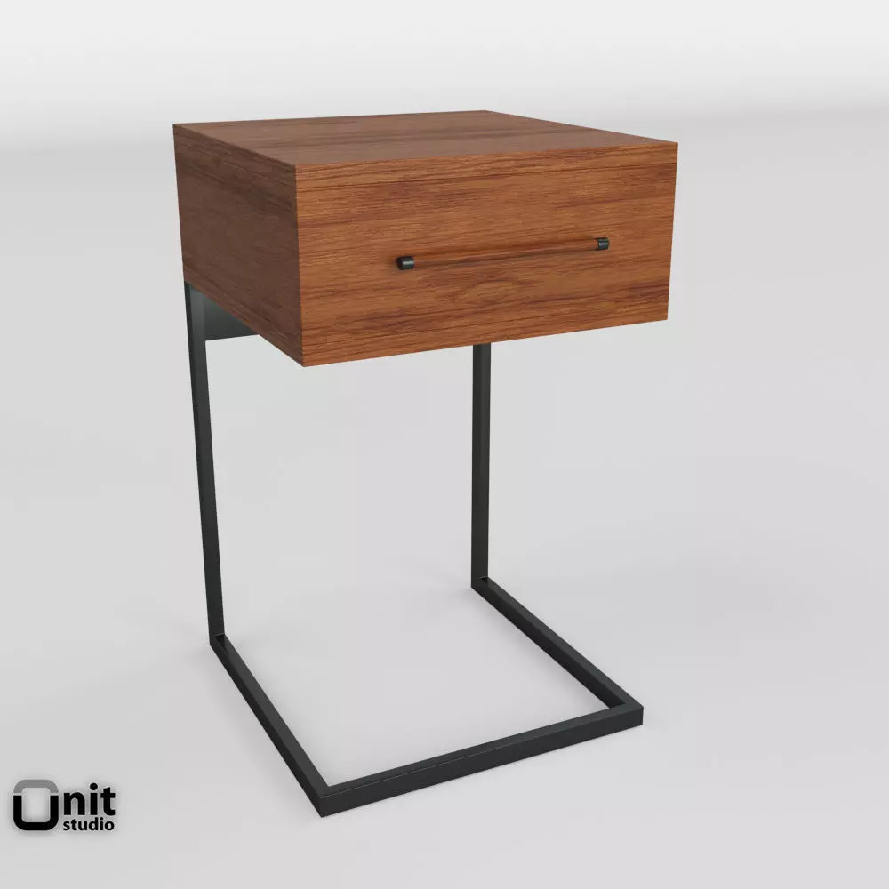 Nash Nighstand by West Elm model 3D model_0