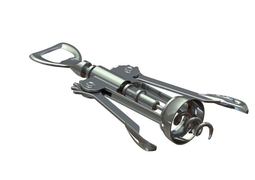 Butterfly Corkscrew 3D print model_5