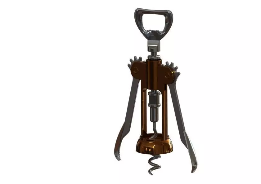 Butterfly Corkscrew 3D print model_0