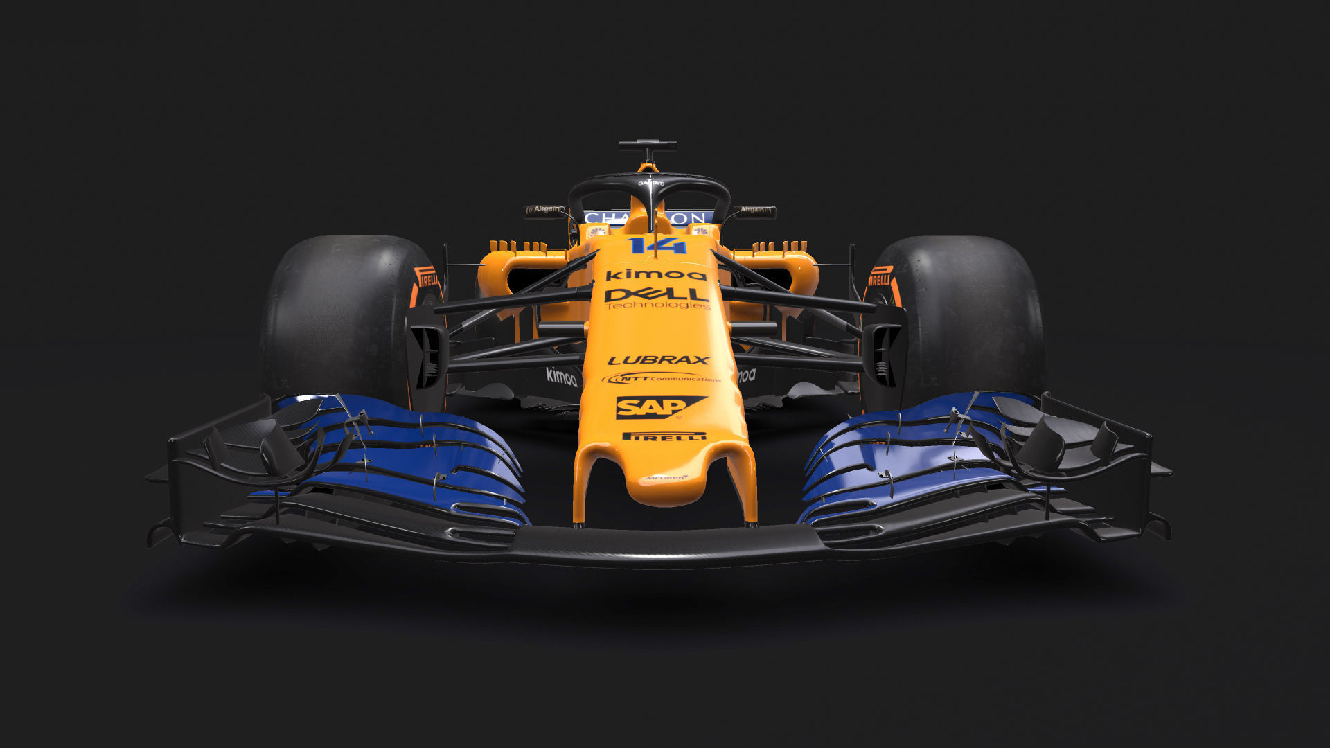 F1 McLaren mcl33 2018 3D Low-poly 3D model_9