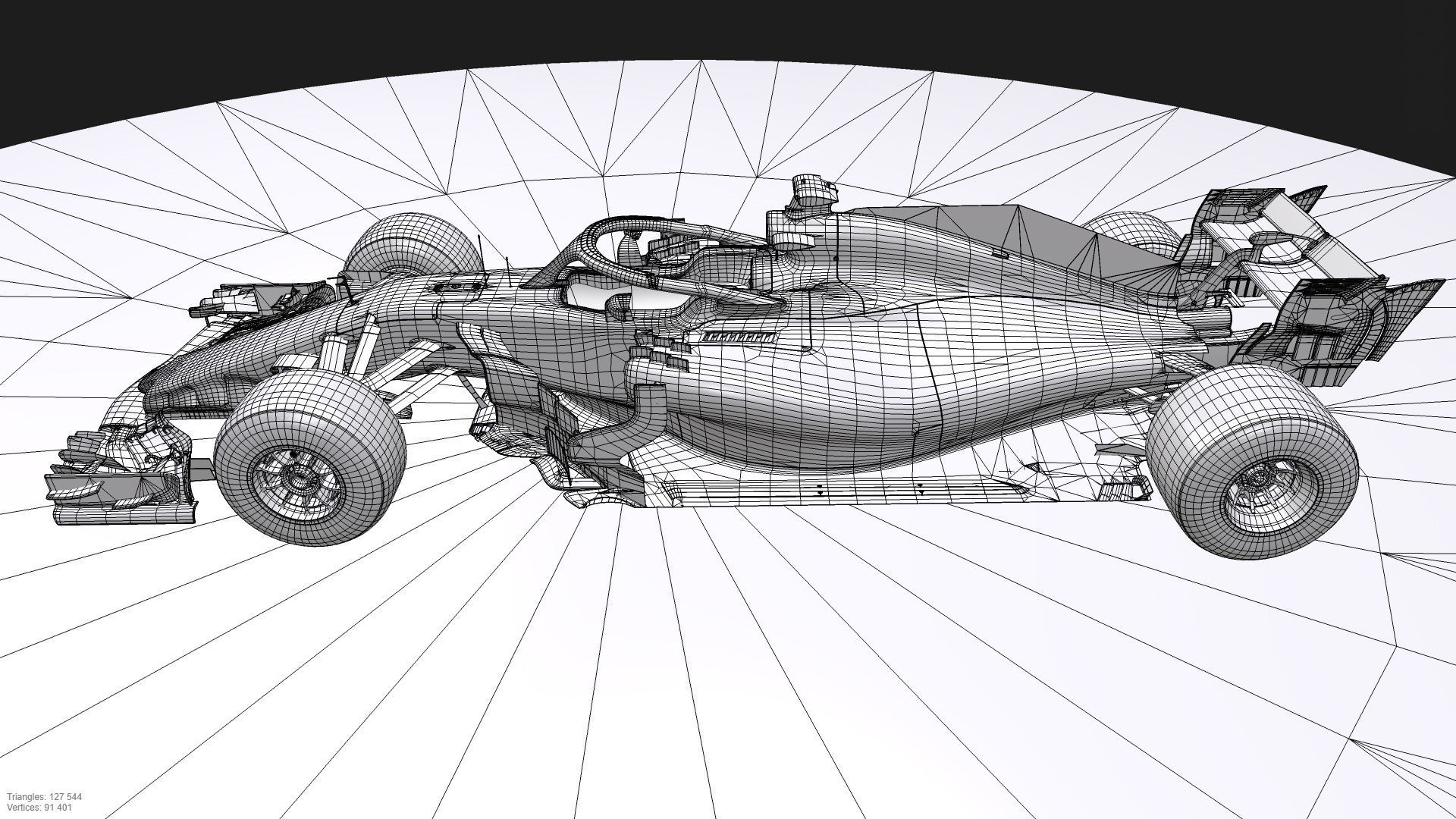 F1 McLaren mcl33 2018 3D Low-poly 3D model_13