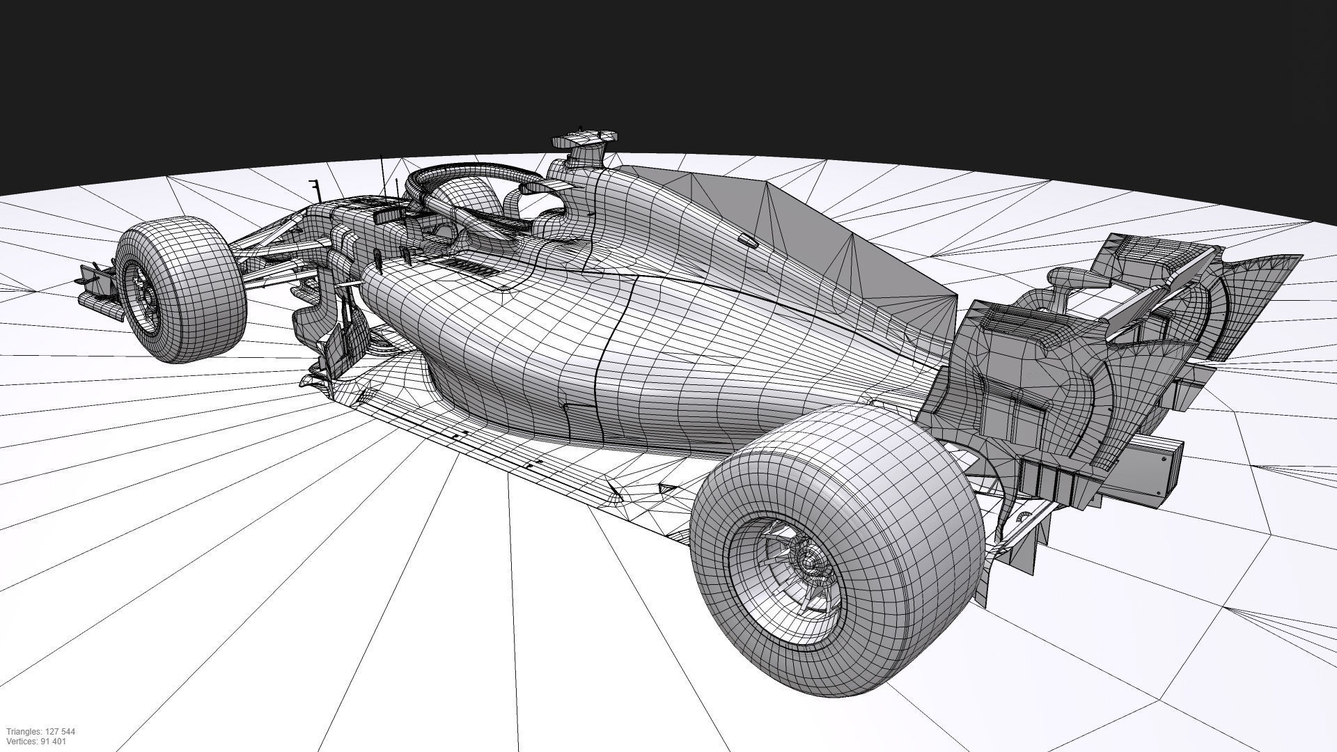 F1 McLaren mcl33 2018 3D Low-poly 3D model_14