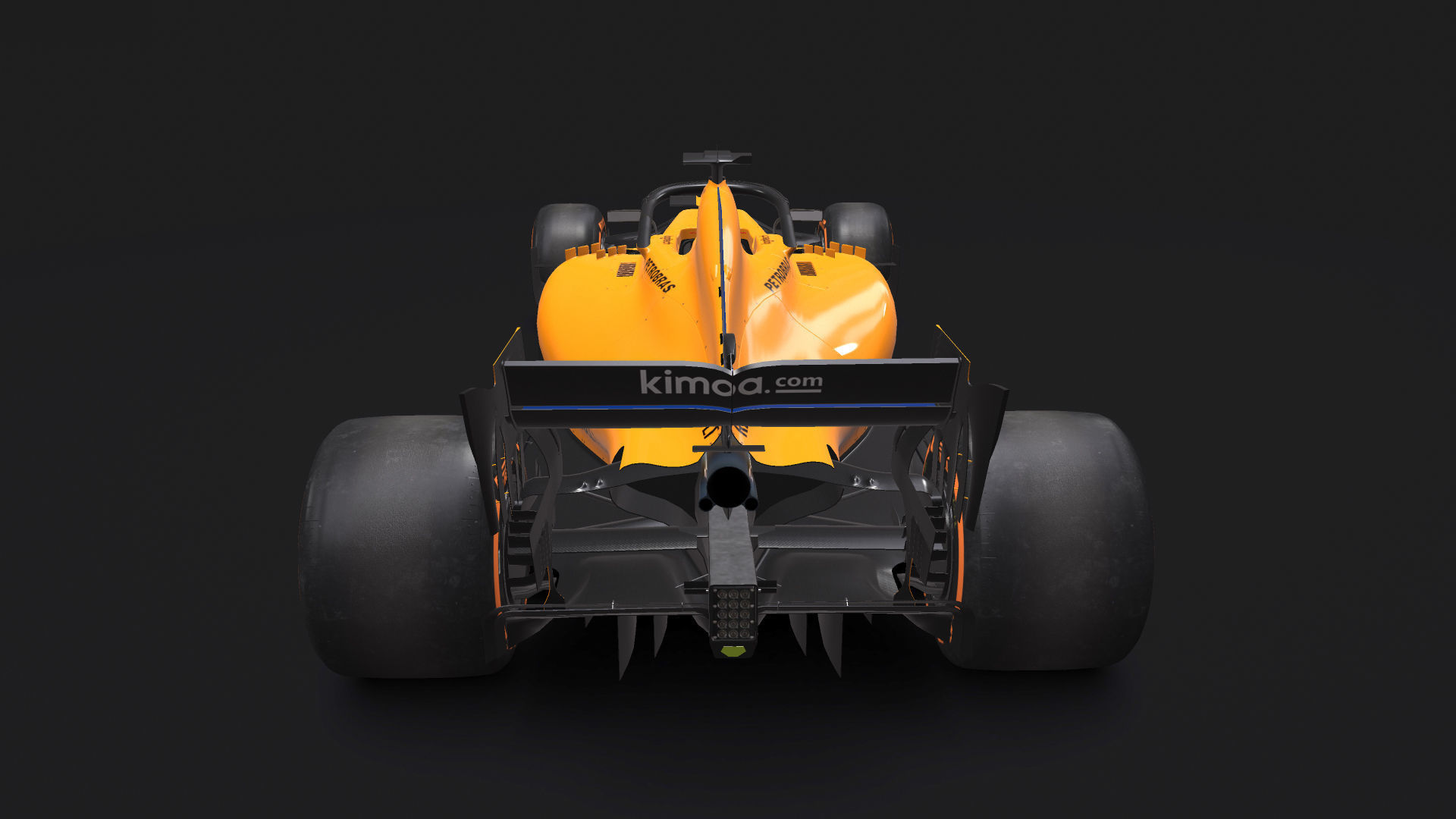 F1 McLaren mcl33 2018 3D Low-poly 3D model_7