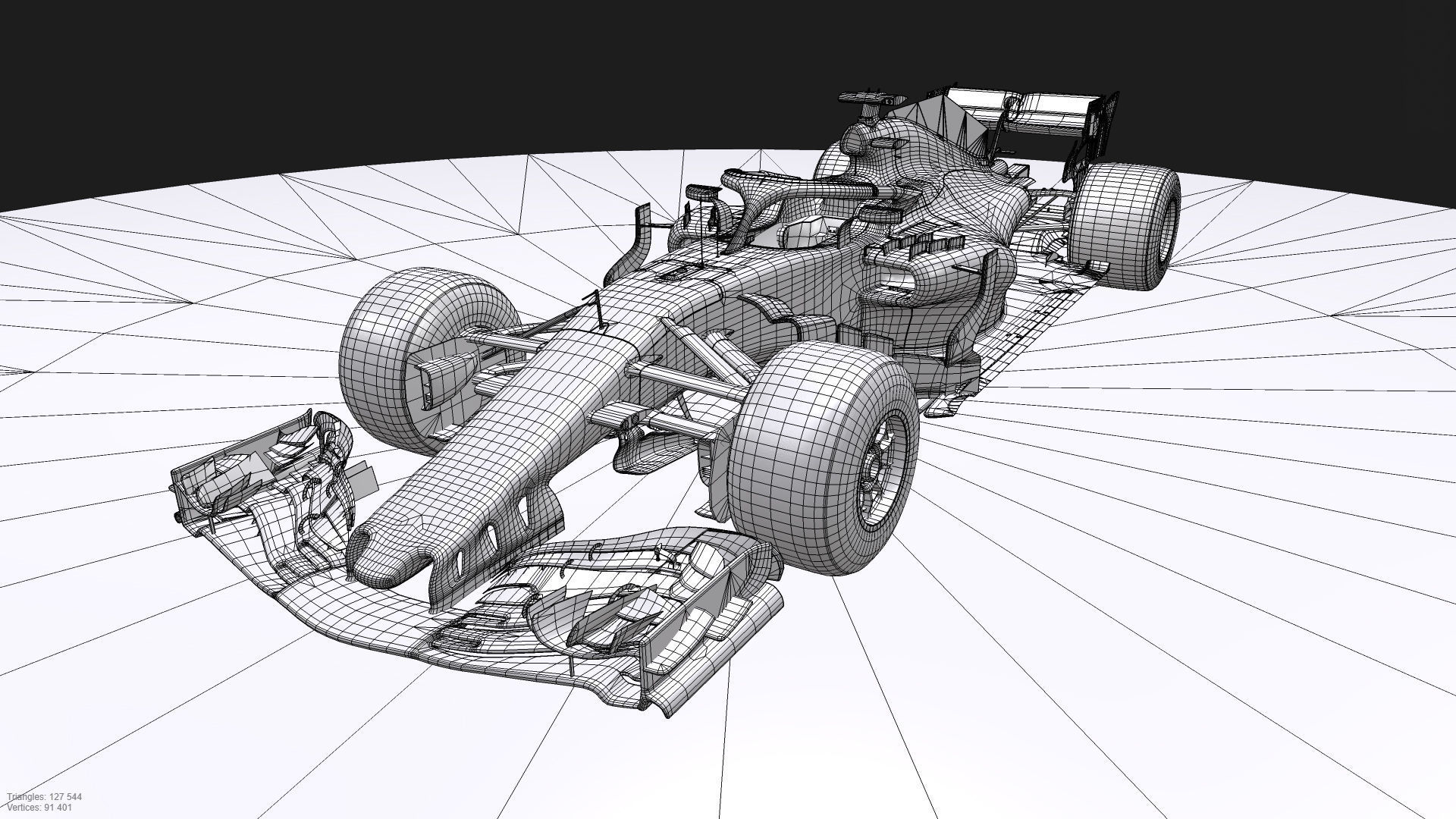 F1 McLaren mcl33 2018 3D Low-poly 3D model_15