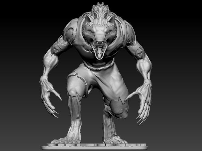 Sabrewulf from Killer Instinct 3D print model
