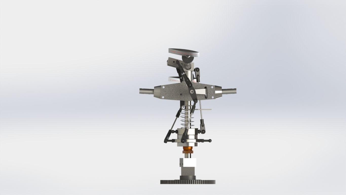 Helicopter Swash Plate 3D print model_2