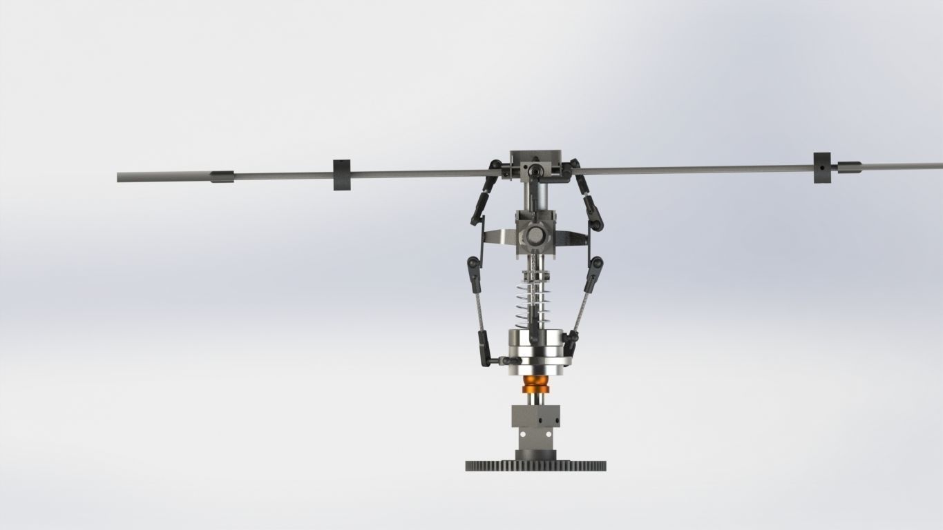 Helicopter Swash Plate 3D print model_3