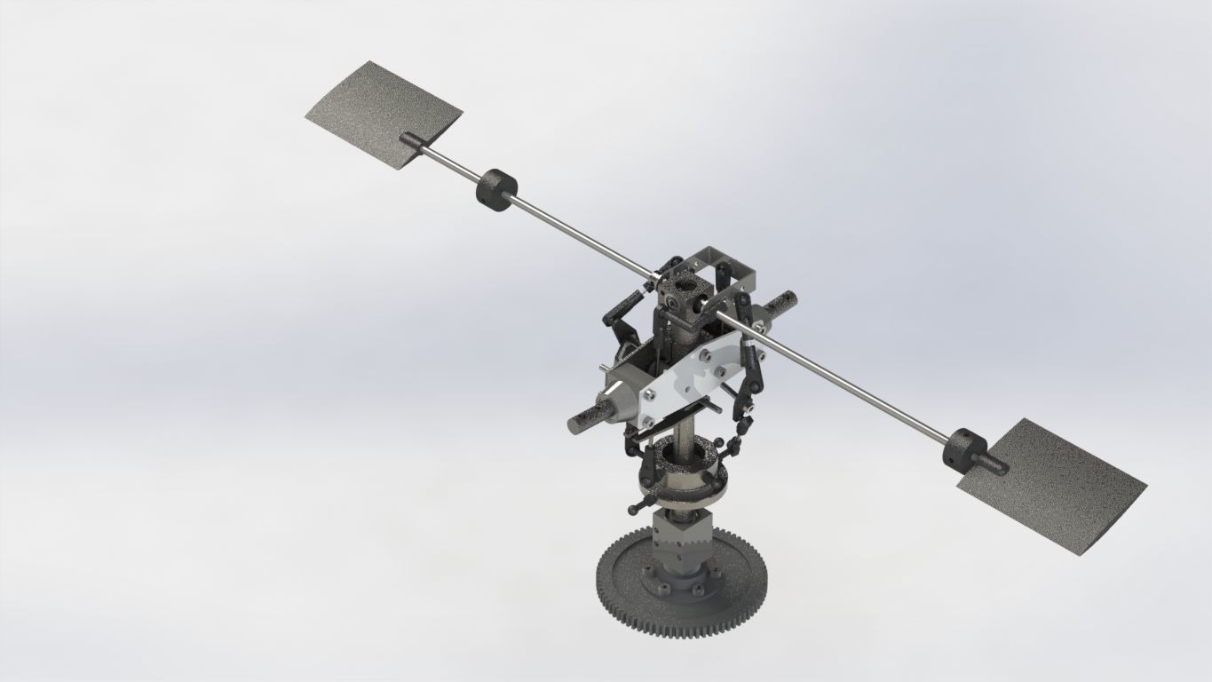 Helicopter Swash Plate 3D print model_4