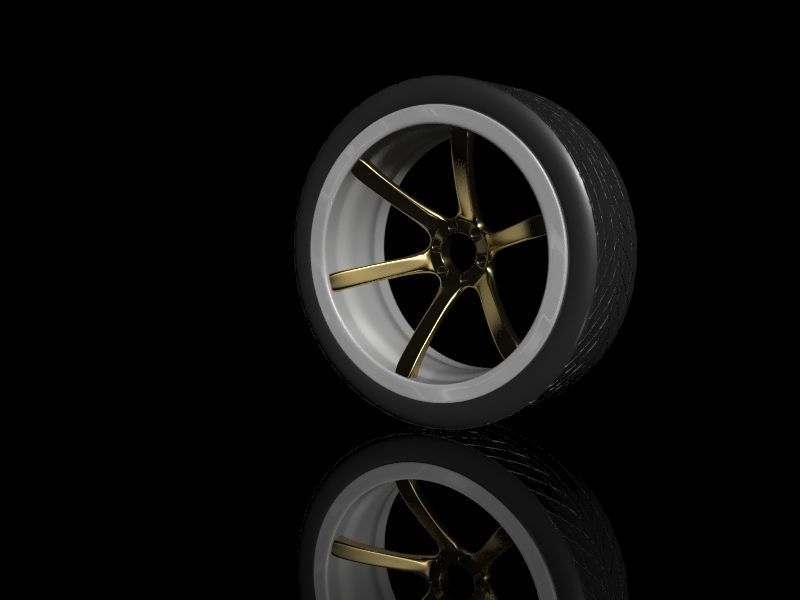 car rim 3D model_1