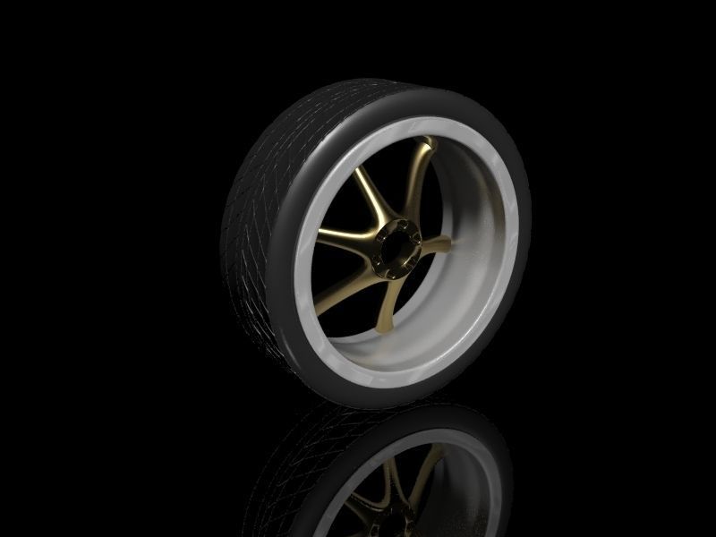 car rim 3D model_3