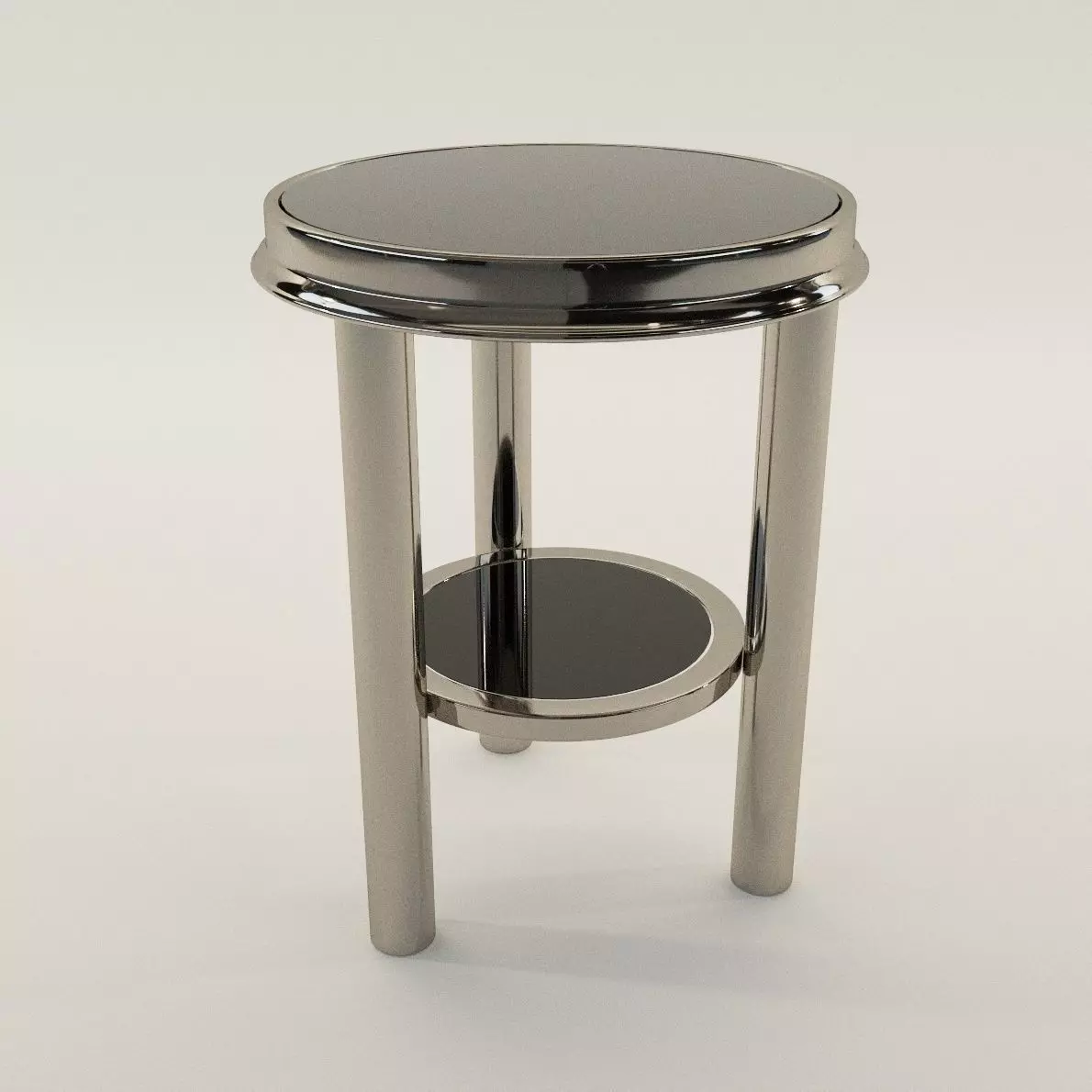 Side table - Art Deco style 3D model_0