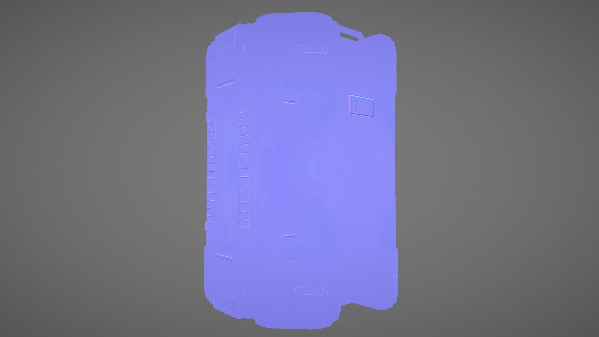 Sci Fi Container 01 Low-poly 3D model_7