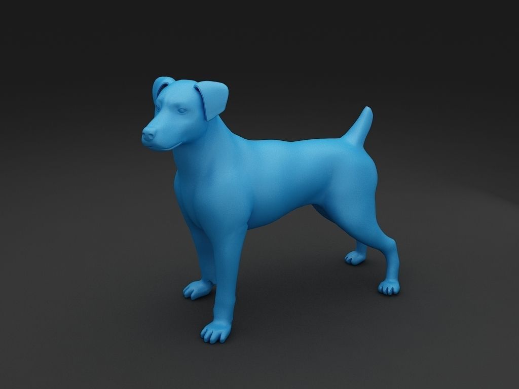 Jack Russell Terrier Dog Model 3D print model_2