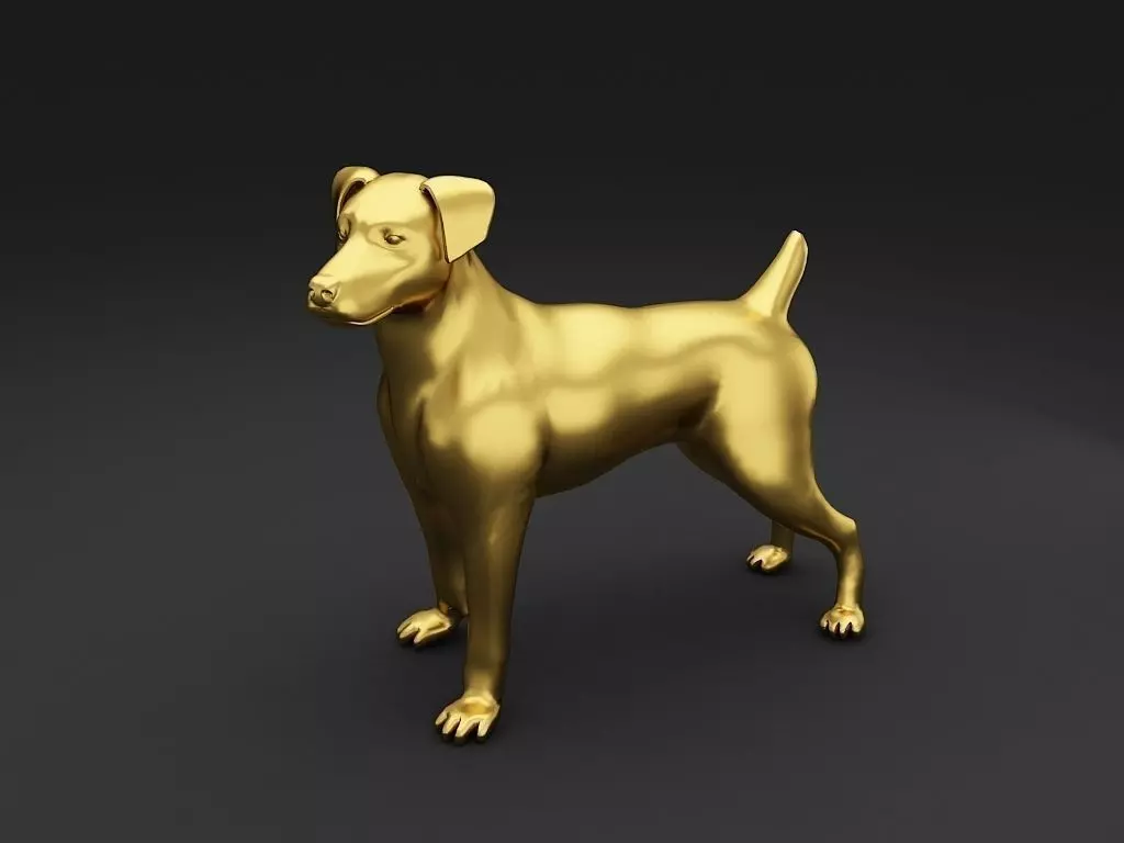 Jack Russell Terrier Dog Model 3D print model_0