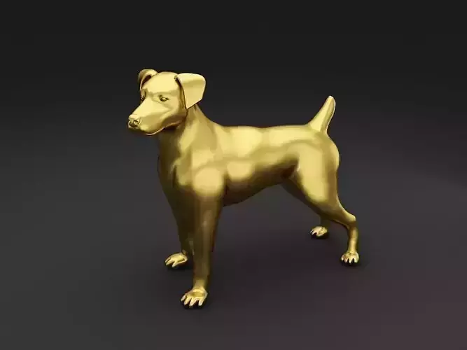 Jack Russell Terrier Dog Model 3D print model