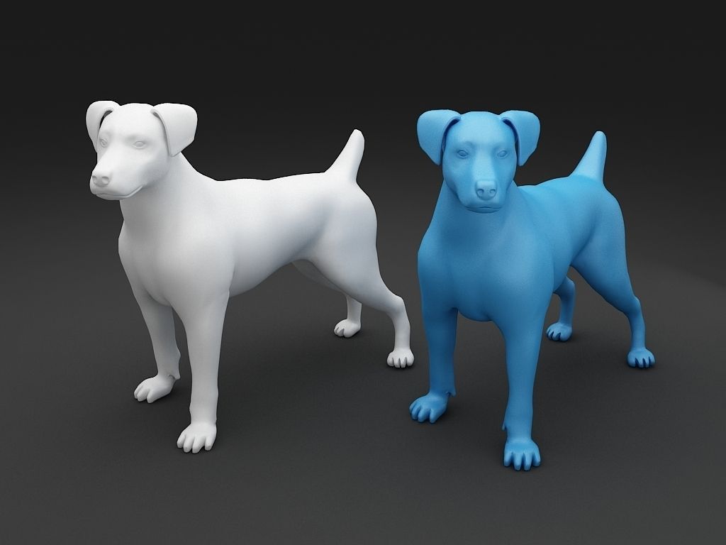 Jack Russell Terrier Dog Model 3D print model_1