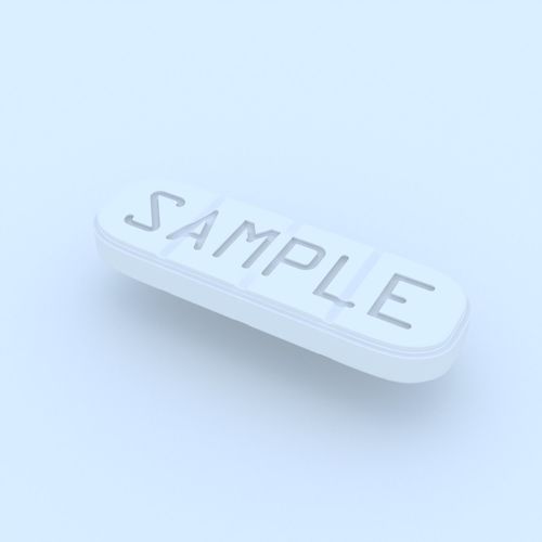 Custom Xanax Bar Low-poly 3D model