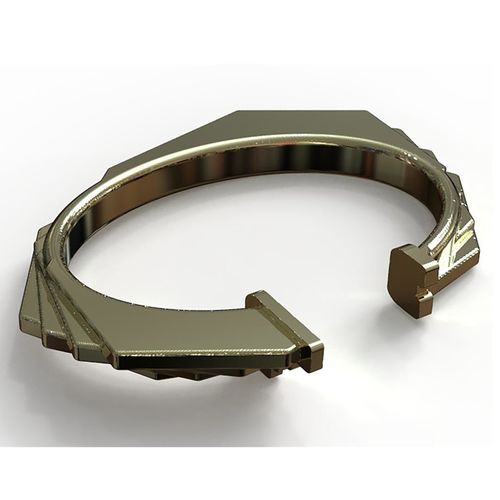 Octagonal bracelet  3D print model