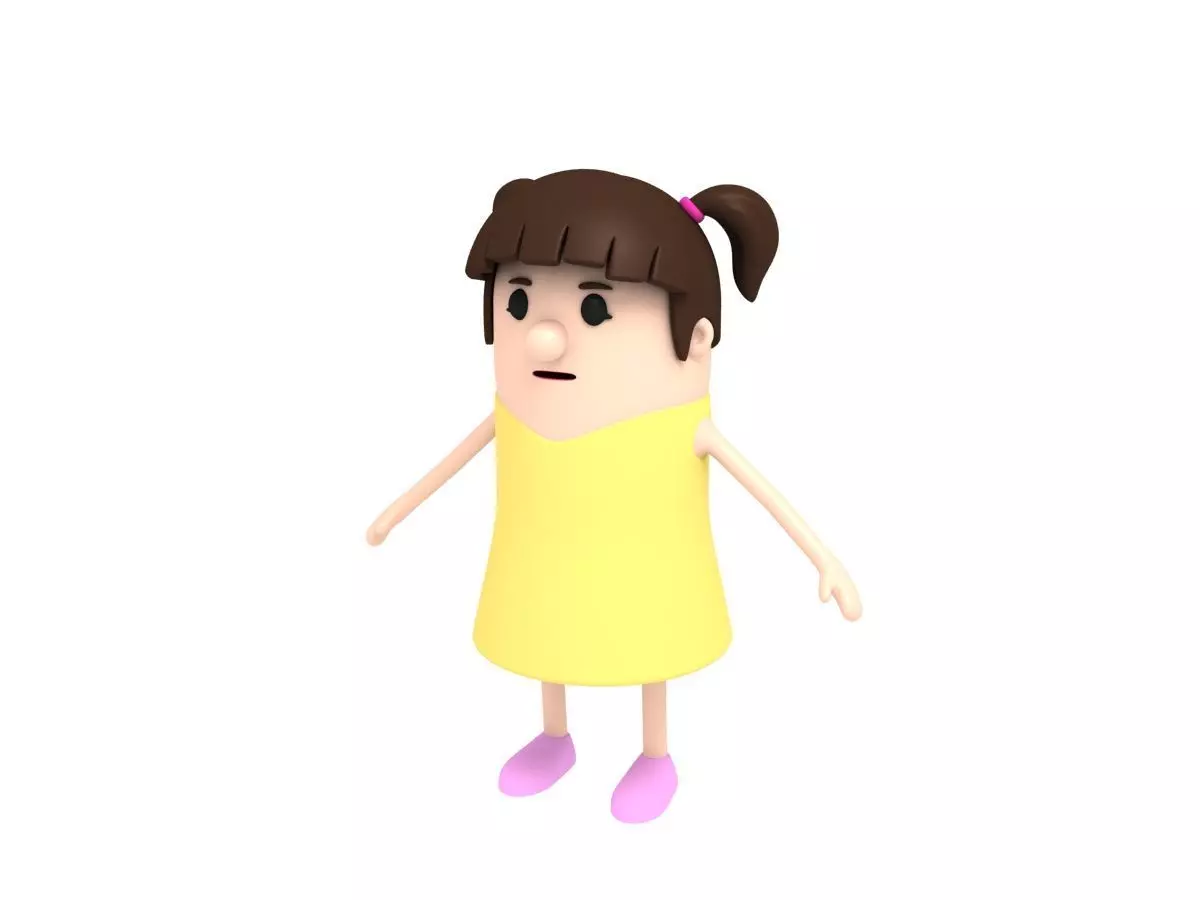Daughter Character 3D model