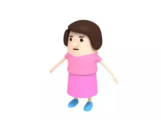Mom Character 3D model