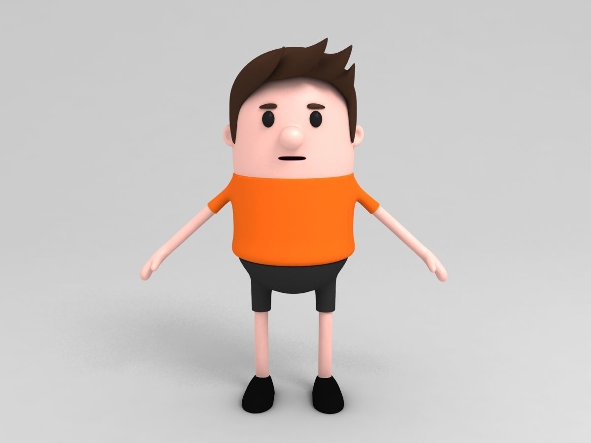 Son Character 3D model_1