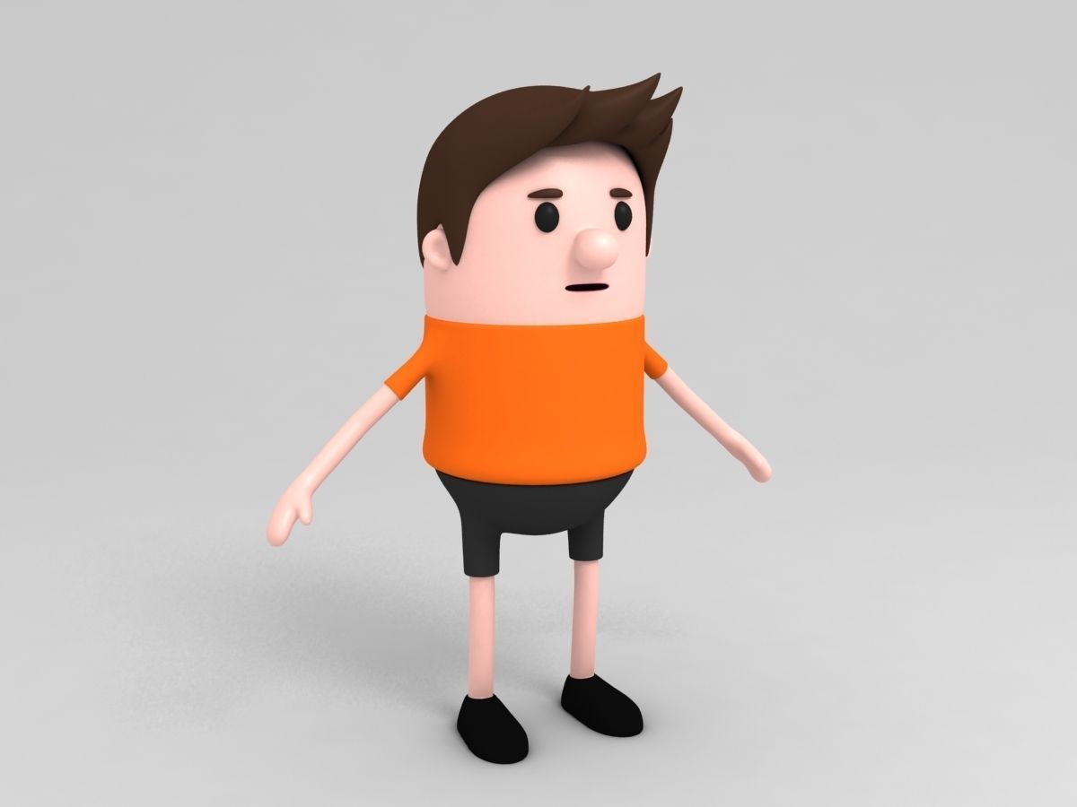 Son Character 3D model_2