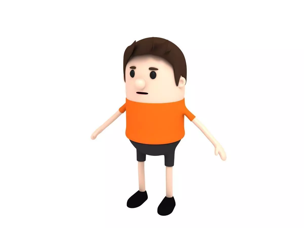 Son Character 3D model_0