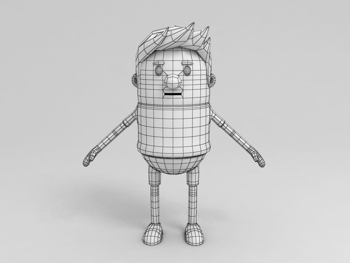 Son Character 3D model_9