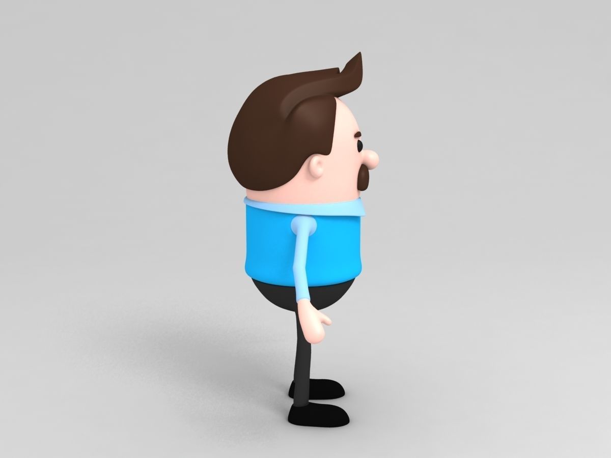 Family Character Pack 3D model_7