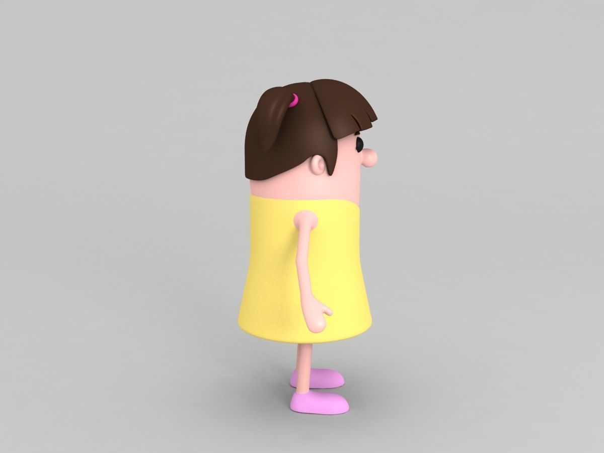 Family Character Pack 3D model_12