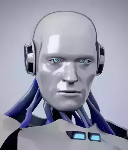 Male Android 3D model