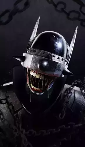 3D The Batman who laughs - Game asset model Low-poly 3D model