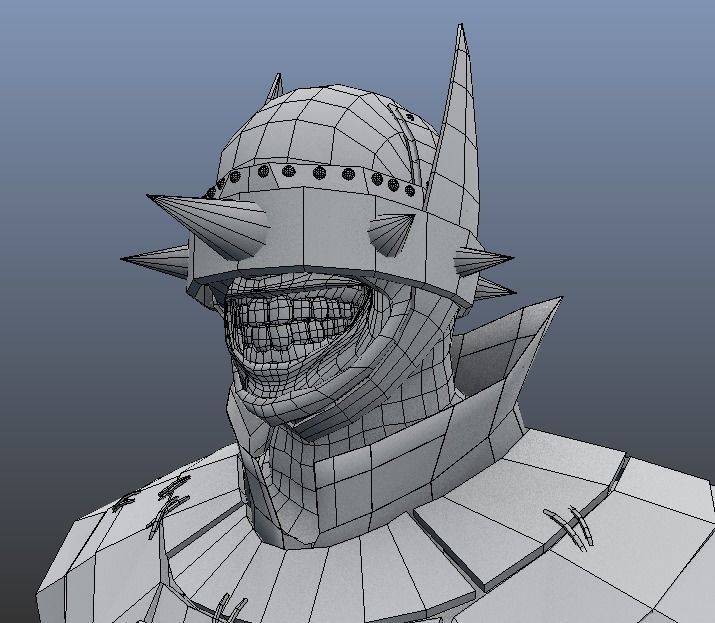 3D The Batman who laughs - Game asset model Low-poly 3D model_11