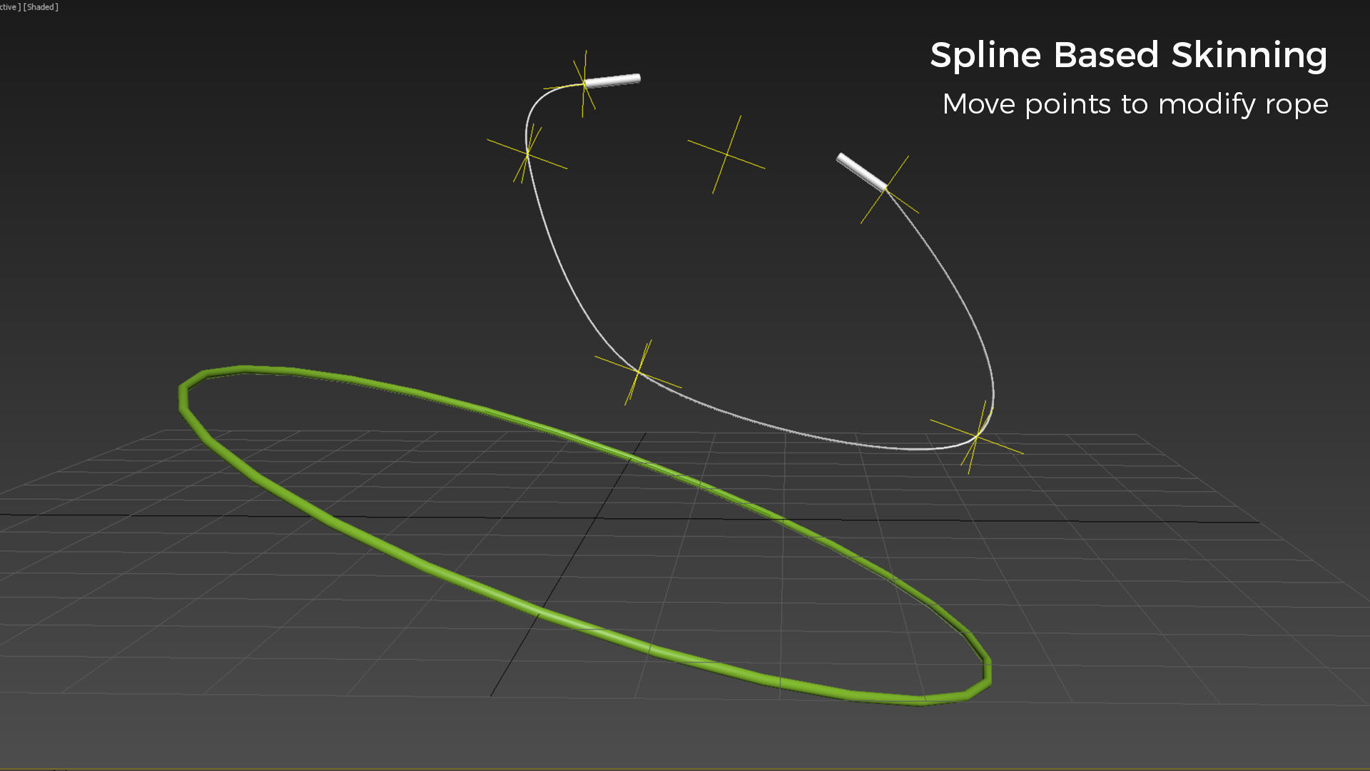 Rigged Skipping Rope 3D model_4