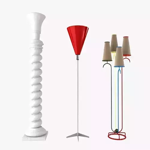 floor lamps 3D model