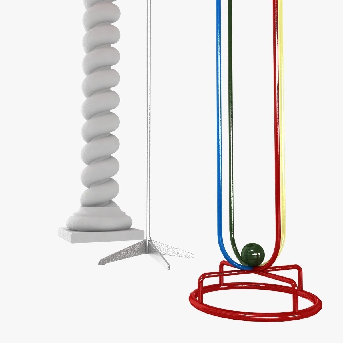 floor lamps 3D model_3