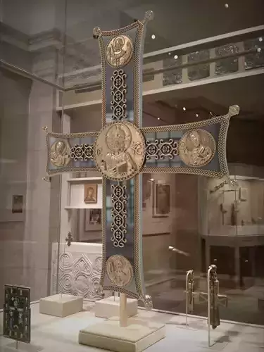Byzantine processional cross