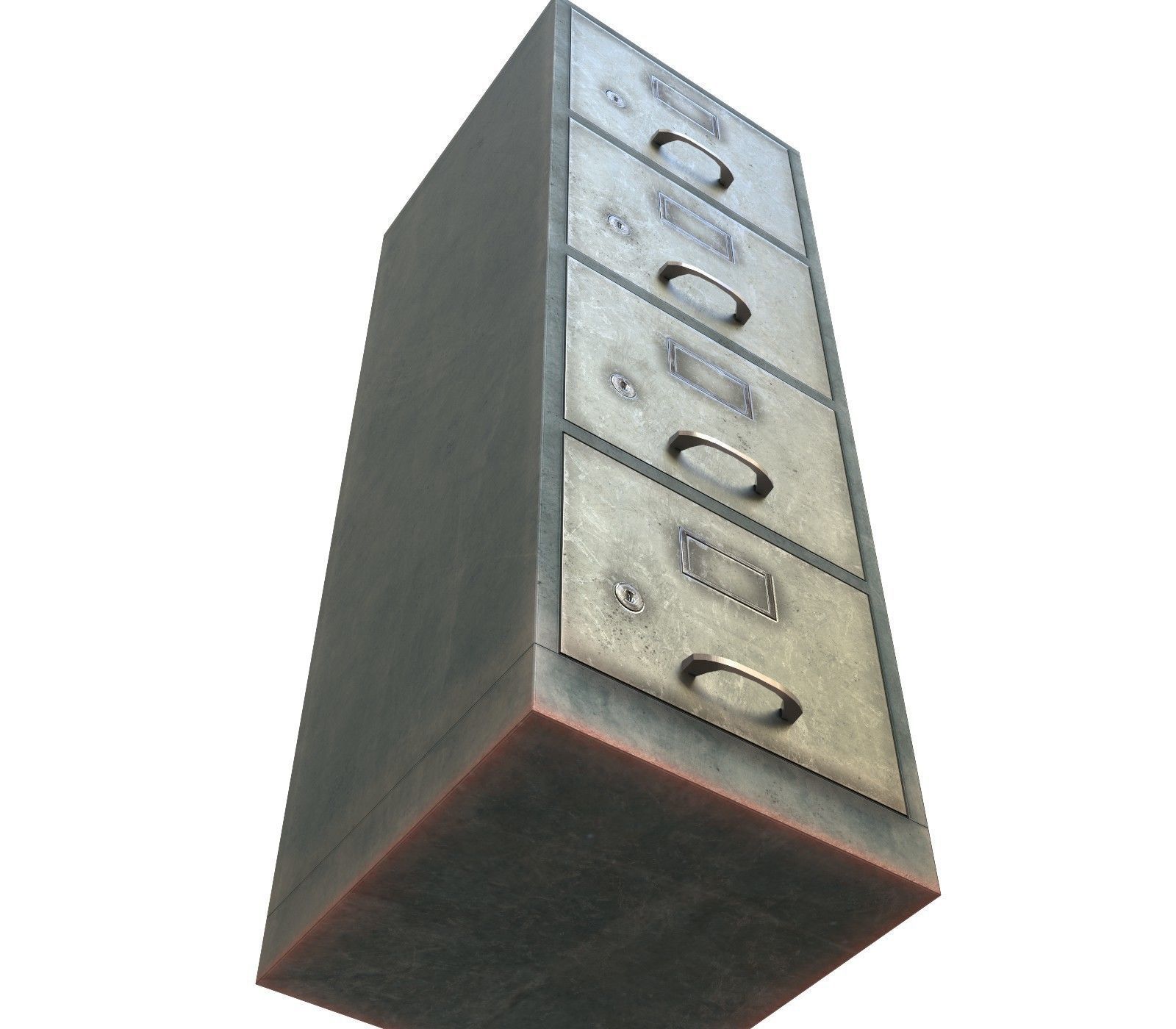 File cabinet - Game Ready - VR AR Low-poly 3D model_5