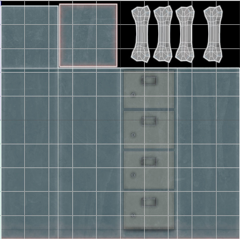 File cabinet - Game Ready - VR AR Low-poly 3D model_12