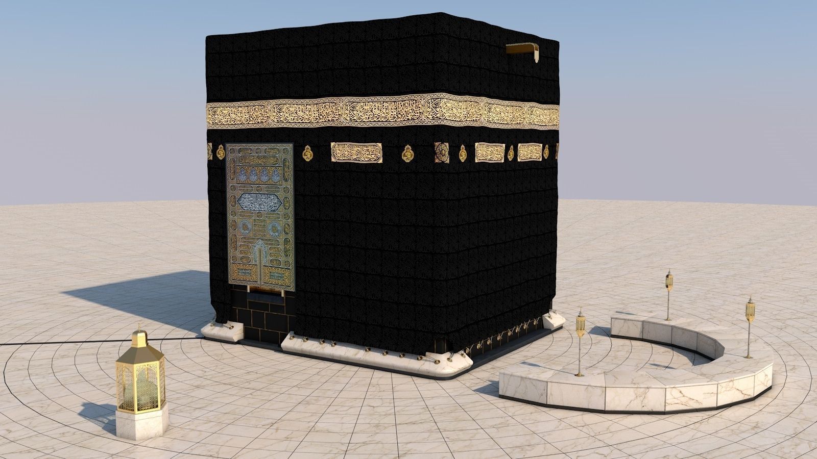 Kaaba 3D model_1